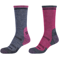 Alusvaatteet Naiset Urheilusukat Skechers 2PPK Women Trail Wool Socks Vaaleanpunainen