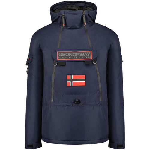 vaatteet Miehet Ulkoilutakki Geographical Norway Benyamine054 Man Navy Sininen