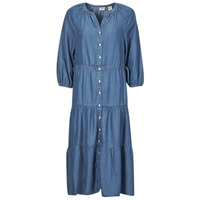 vaatteet Naiset Pitkä mekko Levi's CECILE MIDI DRESS Sininen