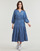 vaatteet Naiset Pitkä mekko Levi's CECILE MIDI DRESS Sininen