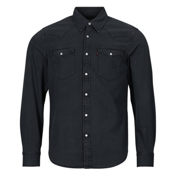 vaatteet Miehet Pitkähihainen paitapusero Levi's CLASSIC WESTERN STANDARD Sininen / Musta