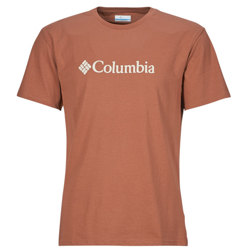 vaatteet Miehet Lyhythihainen t-paita Columbia CSC Basic Logo Tee Ruskea