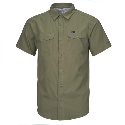 vaatteet Miehet Lyhythihainen paitapusero Columbia Utilizer II Solid Short Sleeve Shirt Vihreä