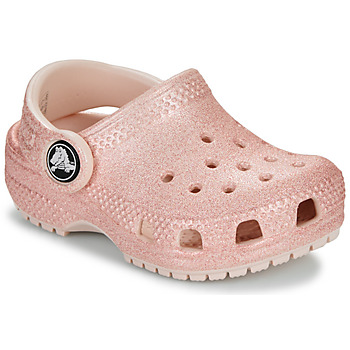 kengät Tytöt Puukengät Crocs Classic Glitter Clog K Vaaleanpunainen / Glitter