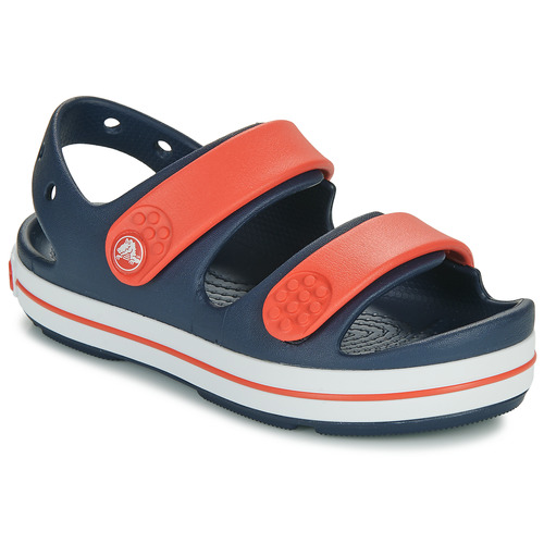 kengät Lapset Sandaalit ja avokkaat Crocs Crocband Cruiser Sandal K Laivastonsininen / Punainen