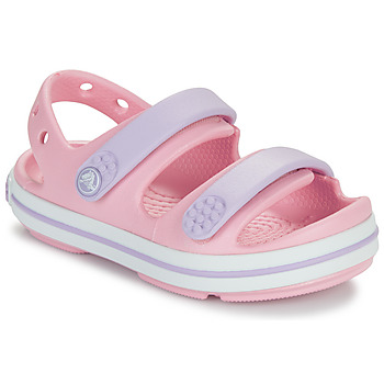 kengät Tytöt Sandaalit ja avokkaat Crocs Crocband Cruiser Sandal T Vaaleanpunainen