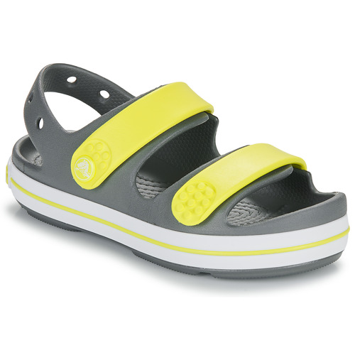 kengät Lapset Sandaalit ja avokkaat Crocs Crocband Cruiser Sandal K Harmaa / Keltainen
