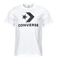 vaatteet Lyhythihainen t-paita Converse STAR CHEVRON TEE WHITE Valkoinen