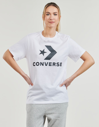 Converse STAR CHEVRON TEE WHITE Valkoinen
