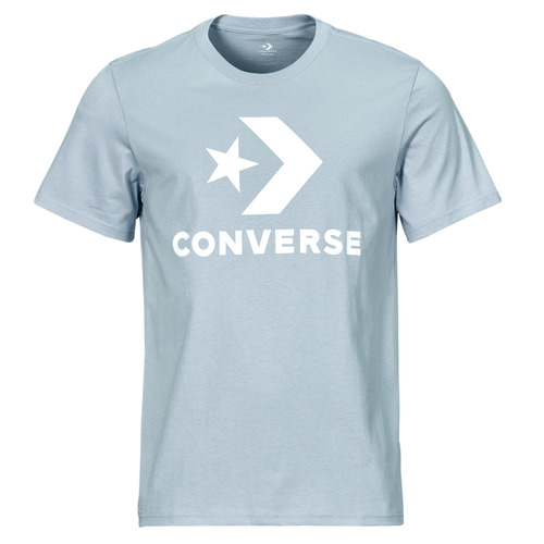 vaatteet Lyhythihainen t-paita Converse LOGO STAR CHEV  SS TEE CLOUDY DAZE Sininen