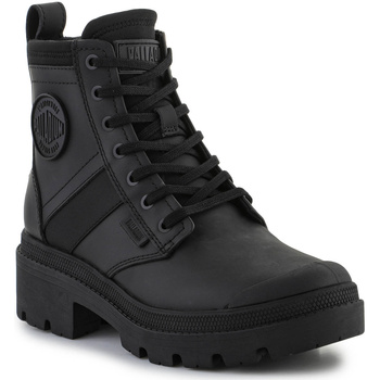kengät Naiset Bootsit Palladium Pallabase Army R Black 98865-008 Musta