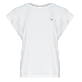 vaatteet Naiset Lyhythihainen t-paita Pepe jeans BLOOM Valkoinen