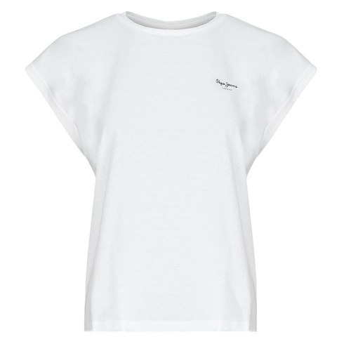vaatteet Naiset Lyhythihainen t-paita Pepe jeans BLOOM Valkoinen