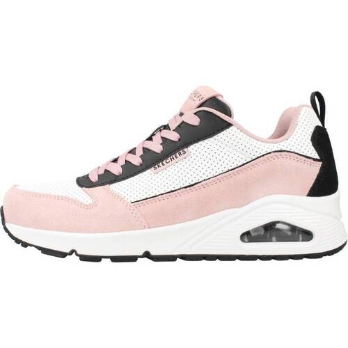 kengät Naiset Tennarit Skechers UNO- TWO MUCH FUN Vaaleanpunainen