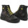 kengät Miehet Saappaat Shone D551-006 Black/Yellow Musta