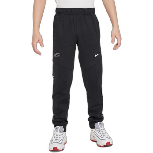 vaatteet Pojat Verryttelyhousut Nike NIO  SPORTSWEAR REPEATDZ5623 Musta