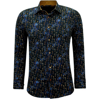 vaatteet Miehet Pitkähihainen paitapusero Gentile Bellini 147810981 Sininen