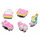 Asusteet / tarvikkeet Kenkätarvikkeet Crocs JIBBITZ Bachelorette Vibes 5 Pack Vaaleanpunainen / Monivärinen