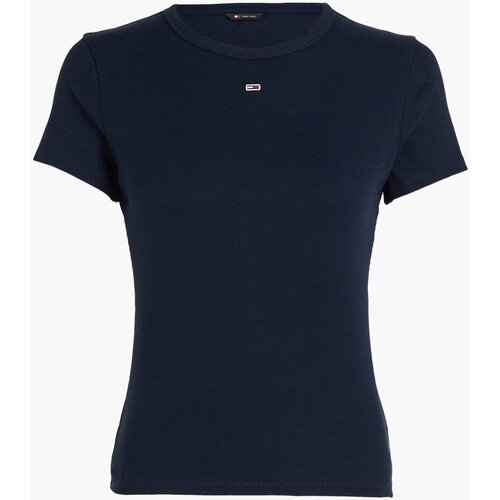 vaatteet Naiset T-paidat & Poolot Tommy Jeans DW0DW17383 Sininen