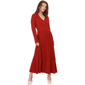 vaatteet Naiset Mekot La Modeuse 68917_P160790 Punainen