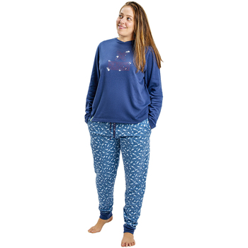 vaatteet Naiset pyjamat / yöpaidat Munich MUDP0200 Sininen