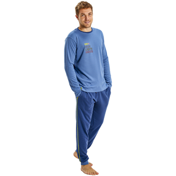 vaatteet Miehet pyjamat / yöpaidat Munich MUDP0452 Sininen
