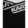 vaatteet Naiset Housut Karl Lagerfeld 240W1054 SEAMLESS LOGO Musta