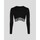 vaatteet Naiset Neulepusero Karl Lagerfeld 240W1716 SEAMLESS LOGO Musta