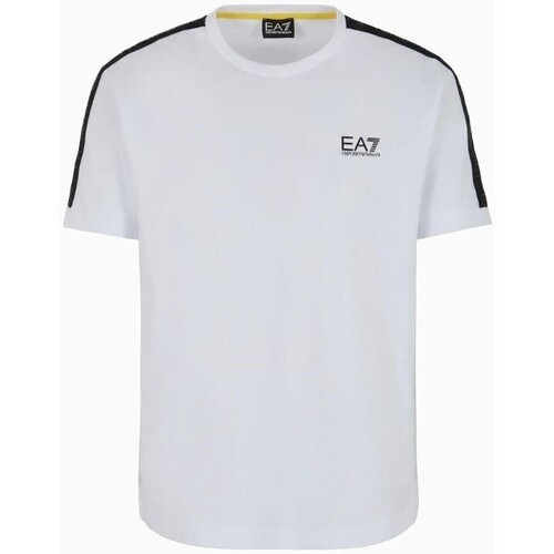 vaatteet Miehet Lyhythihainen t-paita Emporio Armani EA7 3DPT35 PJ02Z Valkoinen
