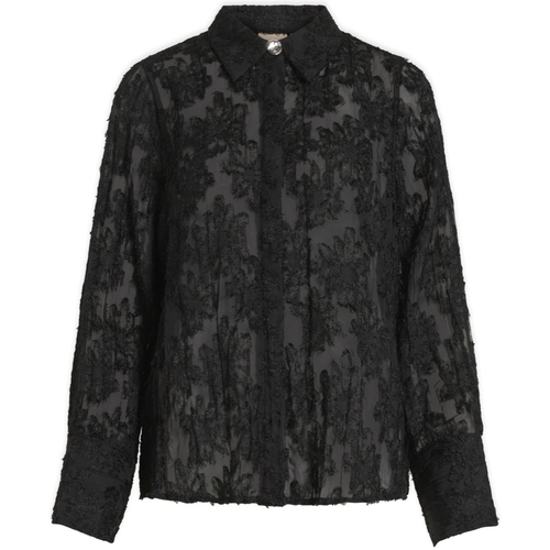 vaatteet Naiset Topit / Puserot Vila Kyoto Shirt L/S - Black Musta