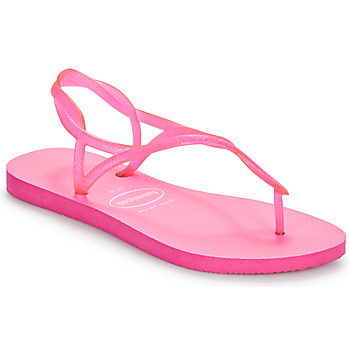 kengät Naiset Sandaalit ja avokkaat Havaianas LUNA NEON Vaaleanpunainen