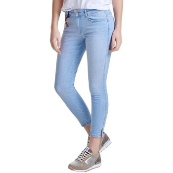 vaatteet Naiset Housut Only Carmen Zip Regular Jeans - Blue Denim Sininen