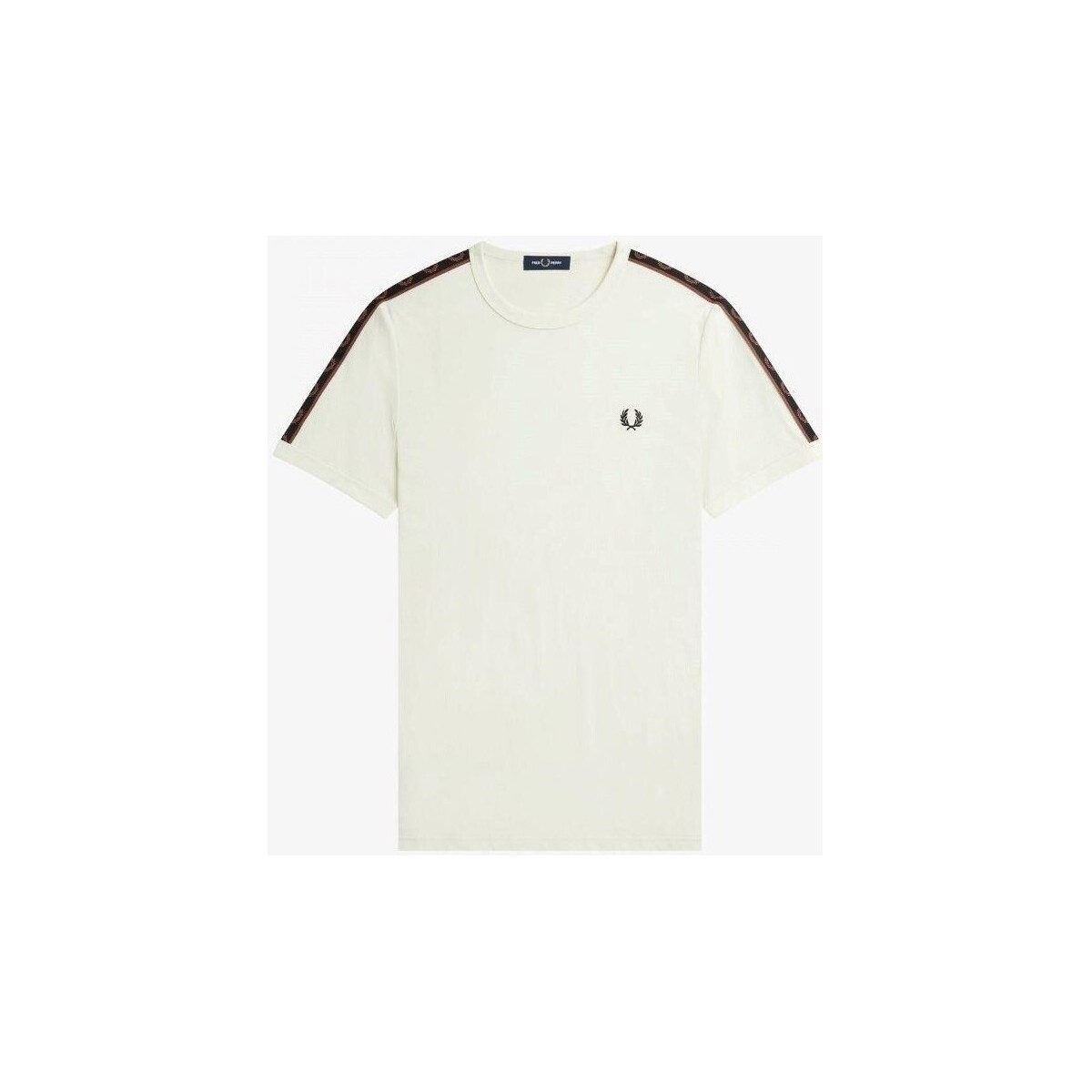 vaatteet Miehet Lyhythihainen t-paita Fred Perry M4613 Valkoinen