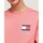 vaatteet Miehet Lyhythihainen t-paita Tommy Hilfiger DM0DM18263TIC Vaaleanpunainen