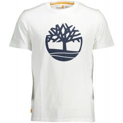 vaatteet Miehet Lyhythihainen t-paita Timberland TB0A2C6S Valkoinen