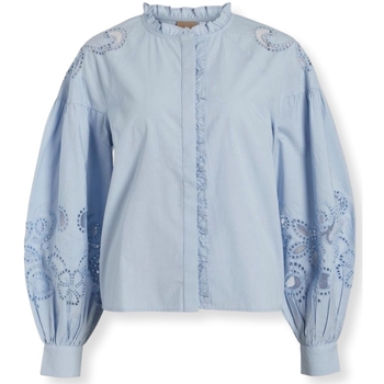 vaatteet Naiset Topit / Puserot Vila Faye Shirt L/S - Skyway Sininen