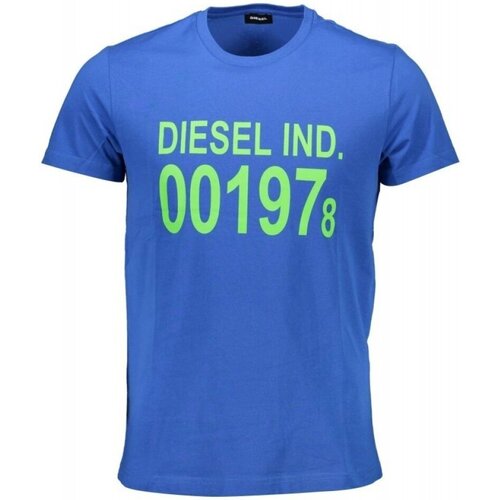 vaatteet Miehet Lyhythihainen t-paita Diesel SASA-T-DIEGO Sininen
