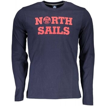 vaatteet Miehet Lyhythihainen t-paita North Sails 902478-000 Sininen