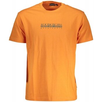 vaatteet Miehet Lyhythihainen t-paita Napapijri NP0A4GDR-S-BOX-SS-3 Oranssi