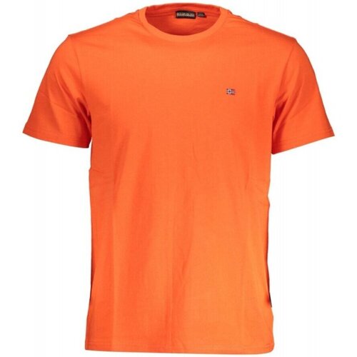 vaatteet Miehet Lyhythihainen t-paita Napapijri NP0A4H8D-SALIS-SS-SUM Oranssi