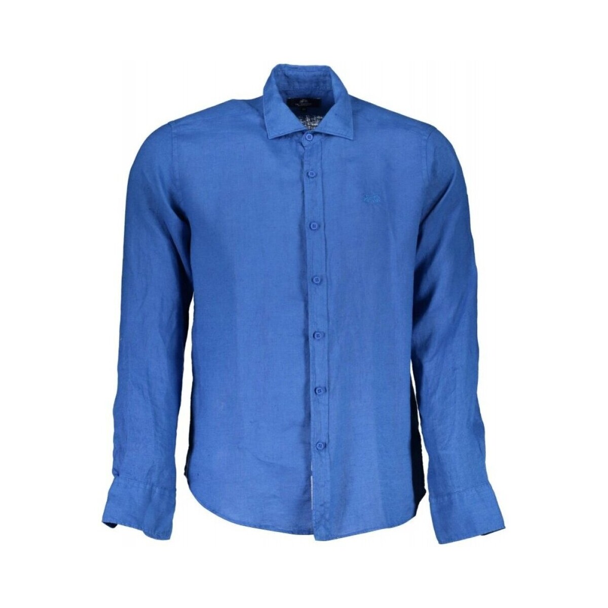 vaatteet Miehet Pitkähihainen paitapusero La Martina XMC005-TL319 Sininen