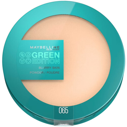 kauneus Naiset Puuterit ja poskipunat Maybelline New York Green Edition Blurry Skin Face Powder - 065 Beige
