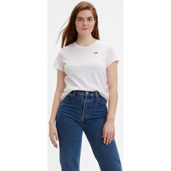 vaatteet Naiset T-paidat & Poolot Levi's 39185 0006 PERFECT Valkoinen
