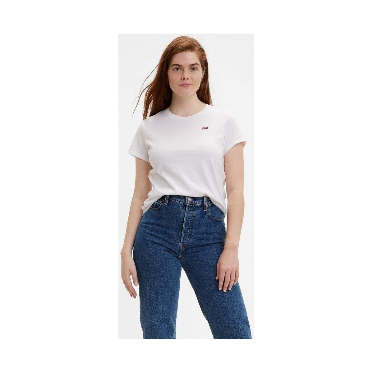 vaatteet Naiset T-paidat & Poolot Levi's 39185 0006 PERFECT Valkoinen