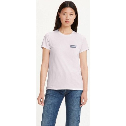 vaatteet Naiset T-paidat & Poolot Levi's 17369 2490 THE PERFECT TEE Vaaleanpunainen
