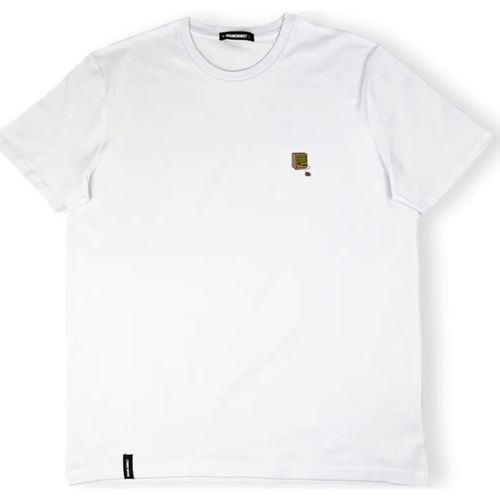 vaatteet Miehet T-paidat & Poolot Organic Monkey T-Shirt Monkeytosh - White Valkoinen