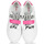 kengät Naiset Matalavartiset tennarit Bons baisers de Paname EDITH BARBIE GIRL PWR ZEBRA Valkoinen / Vaaleanpunainen / Musta