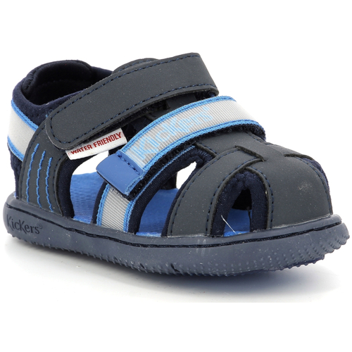 kengät Lapset Sandaalit ja avokkaat Kickers Kickbeachou Sininen