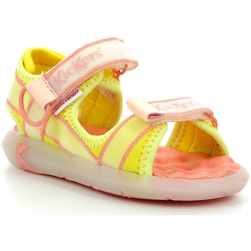 kengät Lapset Sandaalit ja avokkaat Kickers Kickjune Vaaleanpunainen