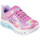 kengät Lapset Juoksukengät / Trail-kengät Skechers Flutter heart lights - groovy Vaaleanpunainen